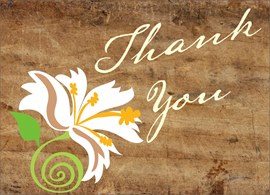 Rustic Thank You