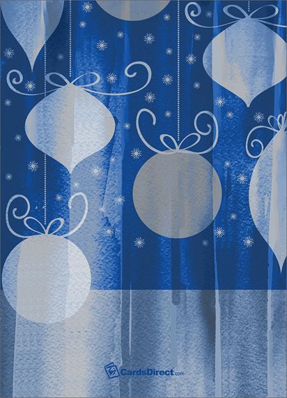Blue Gradient Ornaments