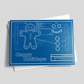 Blueprint Gingerbread Man