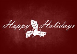 Modern Holly Holiday
