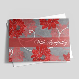 Red Flower Sympathy