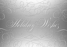 Swirly Holiday Wishes