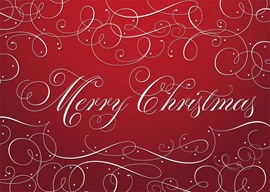 Merry Christmas Swirls