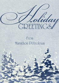 Blue Snowy Holiday