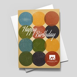 Retro Birthday Dots
