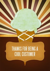 Ice Cream Customer Appreciation