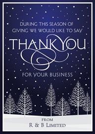 Winter Season Thank You