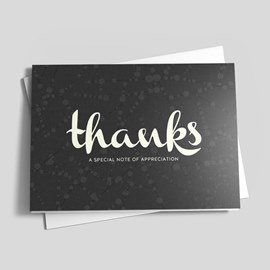 A Special Note