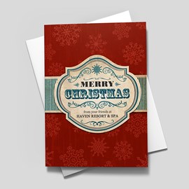 Vintage Snowflake Christmas
