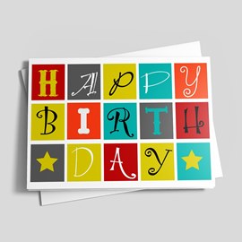 Bright Birthday Boxes