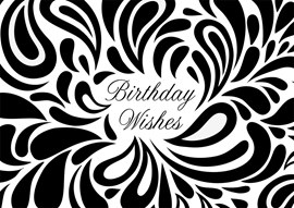 Black Birthday Splash