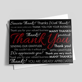Many Thanks