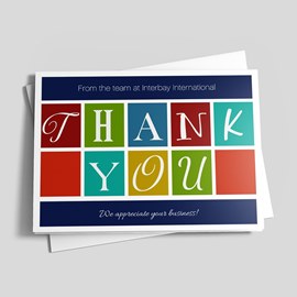 Thank You Blocks