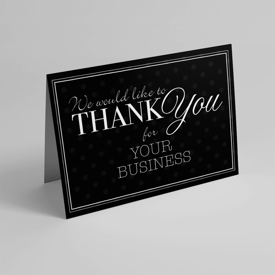 Professional Thank You Borders - Thank You Greeting Cards by ...