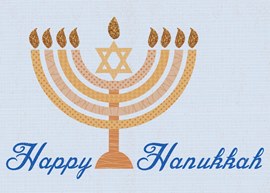 Decorative Menorah