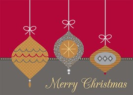 Three Christmas Ornaments