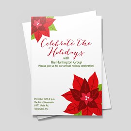 Corner Poinsettias