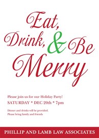 Be Merry Invitation