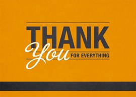 Orange Thank You