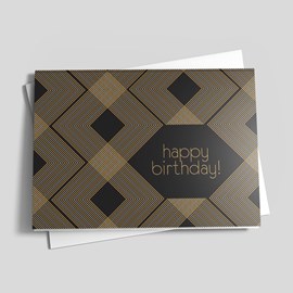 Geometric Chevron Birthday
