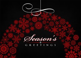 Season's Red Wreath
