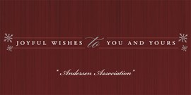 Dark Red Joyful Wishes