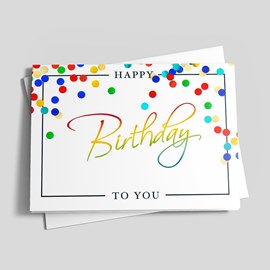 Dotty Rainbow Birthday