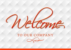 Orange Block Welcome