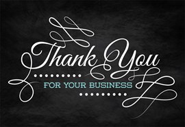 Chalkboard Thank You