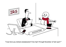 Idle Snowman Accounting Card