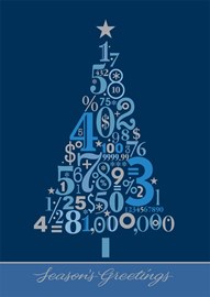 Christmas Tree Accounting Card