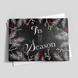 Evergreen and Berries Chalk