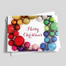 Colorful Christmas Wreath