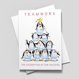 Teamwork Penguin Tree