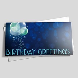 Blue Birthday Balloons