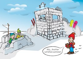 Igloo Contractor Holiday Card