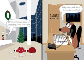 Lobby Roofing Christmas Card