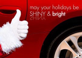 Shiny & Bright Auto Sales Card