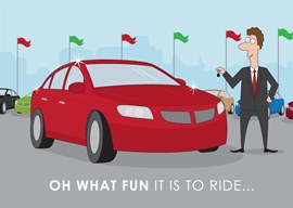 Modern Sleigh Auto Sales Card