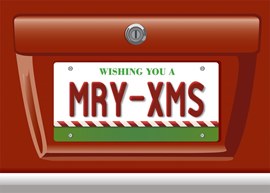 Merry Xmas Auto Sales Card