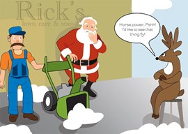 Oh Deere! Landscaping Card