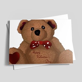 Teddy Bear Value Valentine
