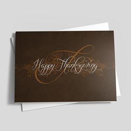 Chocolate Swirls Thanksgiving