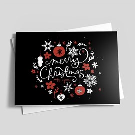 Circle of Christmas Wreath