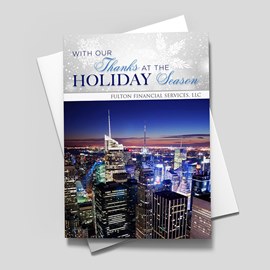 Frosty Holiday Thanks