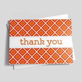 Orange Diamond Thank You