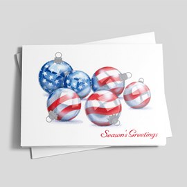 Red, White and Blue Ornaments