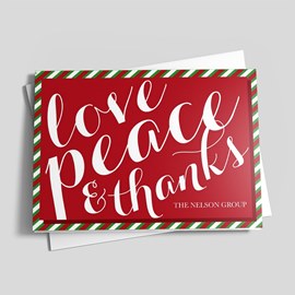 Candy Joy Holiday Card