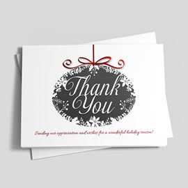 Simple Thank You Ornament