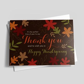 Grateful Quilted Leaves